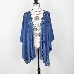 Chico's Shawl- Faux Suede